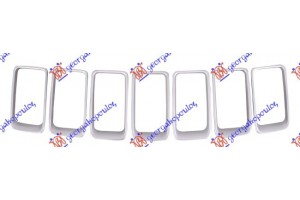 ΔΙΑΚ/ΚΑ Μασκας Ασημι (ΣΕΤ 7 ΤΕΜ.) Jeep Grand Cherokee 14-17 - 177104565
