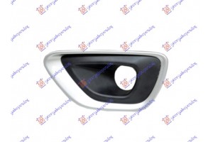 Διχτυ Προφυλακτηρα Εμπρος Ακραιο (ΜΑΥΡΟ/ΧΡΩΜΙΟ) Αριστερα Jeep Grand Cherokee 14-17 - 177104807