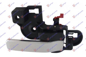 Χερουλι Πορτας ΕΜΠΡΟΣ/ΠΙΣΩ Εσω Χρωμιο 11- Δεξια Jeep Wrangler 2/4D 07-18 - 179007893