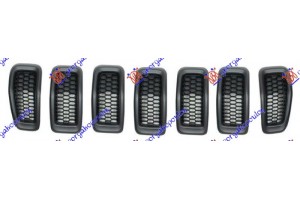 Μασκα Κομπλε Μαυρη Με Γκρι Πλαισιο (ΣΕΤ 7 ΤΕΜΑΧΙΑ) Jeep Cherokee 14-19 - 180004545