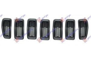 Μασκα Κομπλε Μαυρη Με Ασημι Πλαισιο (ΣΕΤ 7 ΤΕΜΑΧΙΑ) Jeep Cherokee (KL) 19- - 180104550