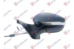 Καθρεφτης Μηχανικος Με Ντιζες ΒΑΦΟΜ. (ΜΕ ΦΛΑΣ) (2pin) 18- (CONVEX GLASS) Αριστερα Citroen C3 16- - 195207497