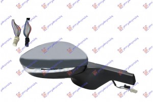 Καθρεφτης ΗΛΕΚΤ. ΘΕΡΜΑΙΝ. ΗΛΕΚΤ. ΑΝΑΚΛΙΝ. ΒΑΦΟΜ. (ΜΕ Φλας & ΑΙΣΘ.) (6pin+4pin) -18 (Α ΠΟΙΟΤΗΤΑ) (CONVEX GLASS) Δεξια Citroen C3 16- - 195207571