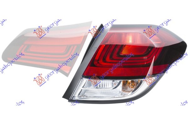 Φανος Πισω Εξω 15- (HELLA) Δεξια Citroen C4 11-20 - 197005821