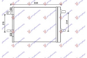 Ψυγειο A/C Βενζινη - ΠΕΤΡΕΛΑΙΟ(525x415x16) Citroen JUMPY/SPACE Tourer 16- - 033506410