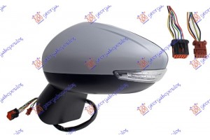 Καθρεφτης ΗΛΕΚΤ. ΘΕΡΜΑΙΝ. ΗΛΕΚΤ. ΑΝΑΚΛ. ΒΑΦΟΜ. (ΜΕ Φλας & Φως Ασφαλειας & BLIS) 12 Pin (Α ΠΟΙΟΤ) (CONVEX GLASS) Αριστερα Citroen C3 Air Cross 21- - 201407592