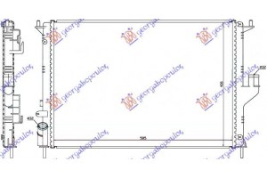 Ψυγειο ΒΕΝΖ-ΠΕΤΡ (58x40) (ΠΥΡΟYΣ ΑΝΩ) Dacia Sandero 08-12 - 015006330