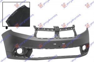 Προφυλακτηρας Εμπρος Μαυρος (ΜΕ 4 Τρυπες Για Βαση ΠΛΑΙΝΗ) Dacia Sandero 16-20 - 223103375