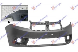 Προφυλακτηρας Εμπρος Μαυρος (ΜΕ 3 Τρυπες Για Βαση ΠΛΑΙΝΗ) Dacia Sandero 16-20 - 223103385