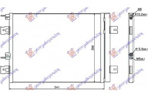 Ψυγειο A/C 1,4-1,6 BENZ- 1,5 Dci (51x40) Dacia Duster 10-17 - 222006420