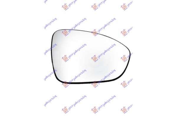 Κρυσταλλο Καθρεφτη Θερμαινομενο (CONVEX GLASS) Δεξια Dacia Sandero 20- - 223207611