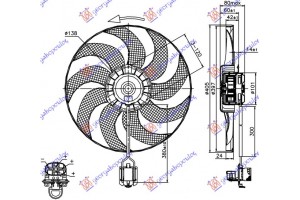 Βεντιλατερ Ψυγειου Βενζινη (Γ) Chevrolet Cruze 13- - 235106440