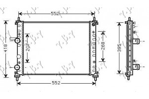 Ψυγειο Νερου 1.6i 16V (47x41x3.2) Fiat Multipla 04-10 - 292006300