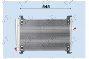 Ψυγειο A/C 1.6 16V (53.5x34x1.6) Fiat Multipla 04-10 - 292006400