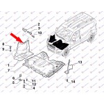 Ποδια Μηχανης Πλαστικη Δεξια Fiat Doblo 09-15 - 294000841
