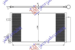 Ψυγειο A/C Πετρελαιο (63x30) Fiat Doblo 09-15 - 294006410