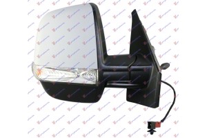 Καθρεφτης Μηχανικος Με Ντιζες Βαφομενος (ΜΕ ΦΛΑΣ) (CARGO) (CONVEX GLASS) Δεξια Fiat Doblo 09-15 - 294007581