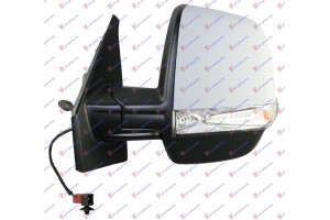 Καθρεφτης Μηχανικος Με Ντιζες Βαφομενος (ΜΕ ΦΛΑΣ) (CARGO) (Α ΠΟΙΟΤΗΤΑ) (CONVEX GLASS) Αριστερα Fiat Doblo 09-15 - 294007584