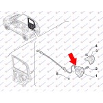 Κλειδαρια Πορτας Εμπρος ΗΛΕΚΤ/ΚΗ (4pins) Δεξια Fiat Panda New 12- - 295007221