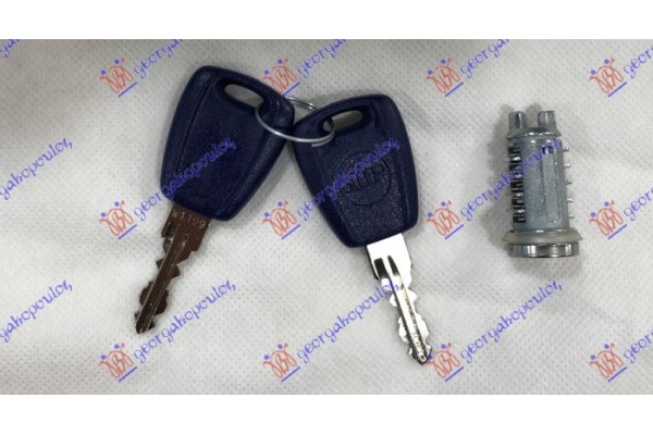 Αφαλος Πορτας (1 Αφαλος - 2 ΚΛΕΙΔΙΑ) (ΤΥΠΟΣ Κλειδιου Με ΔΟΝΤΙΑ) Fiat Doblo 05-09 - 024307230