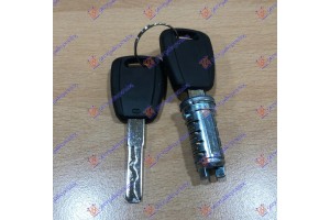 Αφαλος Πορτας (3ΤΕΜ) (1 Αφαλος - 2 ΚΛΕΙΔΙΑ) (ΤΥΠΟΣ Κλειδιου Πλακε - ΜΑΥΡΑ) Citroen Jumper 02-06 - 024607240