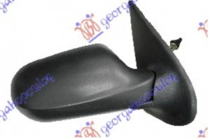 Καθρεφτης Μηχανικος Με Ντιζες Μαυρος -07 (CONVEX GLASS) Δεξια Fiat Strada 05-14 - 296007486