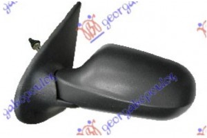 Καθρεφτης Μηχανικος Με Ντιζες Μαυρος -07 (ASPHERICAL GLASS) Αριστερα Fiat Strada 05-14 - 296007487