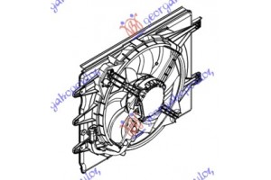 ΒΕΝΤΙΛ. ΨΥΓ. Κομπλε (+ΑC) 1.4 - 16V Fiat 500 L 17- - 297306450