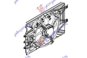 ΒΕΝΤΙΛ. ΨΥΓ. ΚΟΜΠ. -A/C 0.9-1.4T.-1,3JTD Fiat 500 L 12-17 - 297006460
