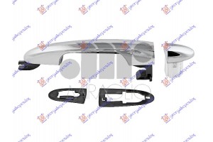 Χερουλι Πορτας Πισω Εξω Χρωμιο Αριστερα Fiat 500 L 17- - 297307852