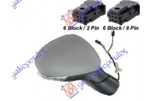 Καθρεφτης ΗΛΕΚ. ΘΕΡΜ. ΒΑΦ. (Μ/ΦΛΑΣ&ΑΙΣΘ) (CONVEX GLASS) Δεξια Fiat 500 X 15-19 - 297107481