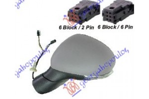 Καθρεφτης ΗΛ. ΘΕΡ. ΗΛ. ΑΝ. ΒΑΦ. (Μ/ΦΛΑΣ) (CONVEX GLASS) Αριστερα Fiat 500 X 15-19 - 297107582