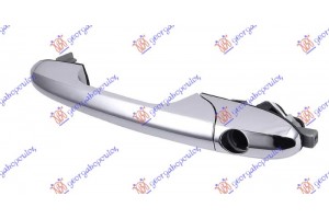 Χερουλι Πορτας Εμπρος Εξω Σατιν Χρωμιο Αριστερα Fiat 500 X 19- - 297407852