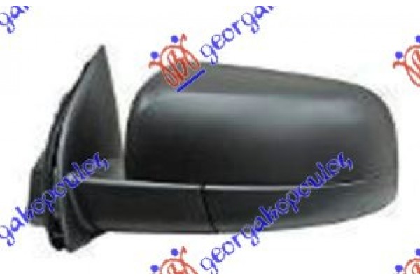 Καθρεφτης Μηχανικος Χειροκινητος Μαυρος (CONVEX GLASS) Αριστερα Ford Ranger 15-19 - 315207402