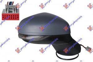 Καθρεφτης ΗΛΕΚΤ. ΘΕΡΜΑΙΝ. ΒΑΦΟΜ. (ΜΕ ΦΛΑΣ) 6 Pin (Α ΠΟΙΟΤΗΤΑ) (CONVEX GLASS) Δεξια Ford Puma 20- - 316507501