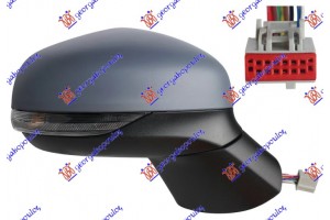 Καθρεφτης ΗΛΕΚΤ. ΘΕΡΜΑΙΝ. ΗΛ. ΑΝΑΚΛ. ΒΑΦΟΜ. (ΜΕ Φλας & Φως ΑΣΦΑΛ.) 10 Pin (Α ΠΟΙΟΤΗΤΑ) (CONVEX GLASS) Δεξια Ford Puma 20- - 316507571