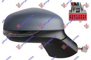 Καθρεφτης ΗΛΕΚΤ. ΘΕΡΜΑΙΝ. ΗΛ. ΑΝΑΚΛ. ΒΑΦΟΜ. (ΜΕ Φλας & Φως ΑΣΦΑΛ.& BLIS) 12 Pin (Α ΠΟΙΟΤΗΤΑ) (CONVEX GLASS) Δεξια Ford Puma 20- - 316507581