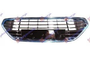 Διχτυ Προφυλακτηρα Εμπρος ΧΡΩΜΙΟ/ΜΑΥΡΟ Γυαλιστερο (ΧΡΩΜΙΟ ΠΛΑΙΣΙΟ) Ford Mondeo 11-14 - 318004810