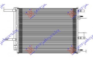 Ψυγειο A/C 2,5 Βενζινη (60x43,4x16) Ford Mondeo 14- - 318106410