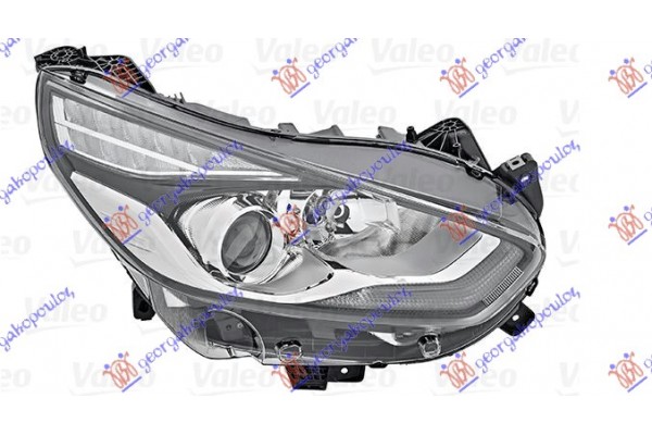 Φανος Εμπρος ΗΛΕΚΤ. Με Φως Ημερας Led (VALEO) Δεξια Ford S-MAX 15-19 - 319105141