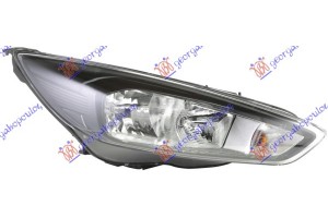 Φανος Εμπρος ΗΛ.ΜΑΥΡΟΣ (Η7/Η15)Μ/MOT (HELLA) Δεξια Ford Focus 14-18 - 320105143