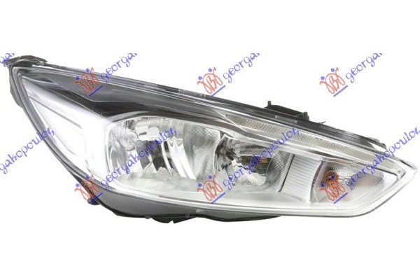 Φανος Εμπρος ΗΛ.(Η7/Η1) Με Φως Ημερας Led M/MOT (HELLA) Δεξια Ford Focus 14-18 - 320105146