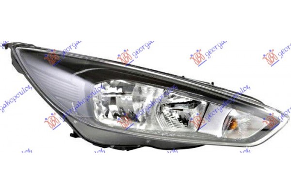 Φανος ΕΜΠ. ΗΛ. Μαυρος (H7/H1/LED)(HELLA) Δεξια Ford Focus 14-18 - 320105148