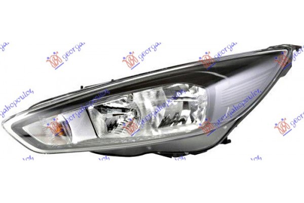 Φανος ΕΜΠ. ΗΛ. Μαυρος (H7/H1/LED)(HELLA) Αριστερα Ford Focus 14-18 - 320105149