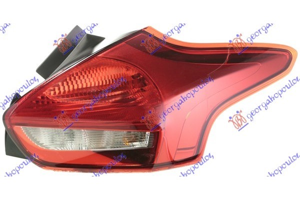 Φανος Πισω 5Π (HELLA) Αριστερα Ford Focus 14-18 - 320105817