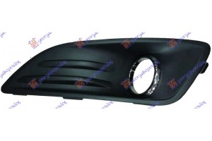 Διχτυ Προφυλακτηρα Εμπρος (ΜΕ Τρυπα Προβολεα & ΧΡΩΜΙΟ) Αριστερα Ford Fiesta 13-17 - 324004812