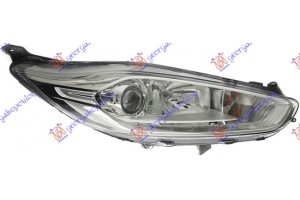 Φανος ΕΜΠ. ΗΛΕΚ. Με Φακο (H1/H7) Με Φως Ημερας Led (HELLA) Δεξια Ford Fiesta 13-17 - 324005156