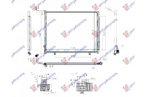 Ψυγειο A/C 1.0 Ecoboost Βενζινη Μηχανικο - 1.5 Tdci Πετρελαιο (490x410x16) Ford Fiesta 17- - 324106410
