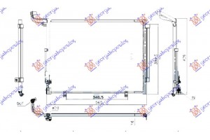 Ψυγειο A/C 1.0 Ecoboost Βενζινη ΑΥΤΟΜΑΤΟ(565x414x16) Ford Fiesta 17- - 324106420