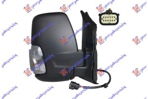 Καθρεφτης ΗΛΕΚΤ. ΘΕΡΜΑΙΝ. Κοντος (ΜΕ ΦΛΑΣ) (ΜΕ Φως Ογκου 16W) (Α ΠΟΙΟΤΗΤΑ) (CONVEX GLASS) Δεξια Ford Transit 19- - 325107506